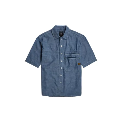 G-STAR RAW Shirts Men Blue