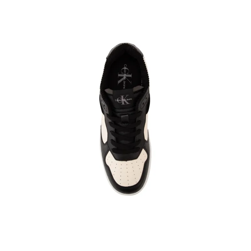 CALVIN KLEIN Jeans24 Low-Top Skateboard Shoes Men's Black White-4
