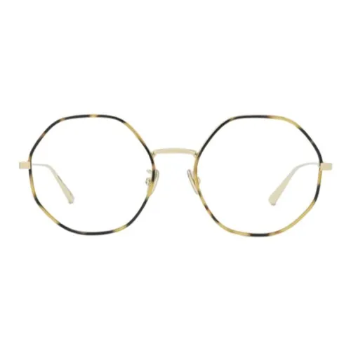 DIOR   Irregular Shape Eyeglass Frames Women's Tortoiseshell