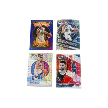 PANINI Warriors Curry Teca Refringence 4 Piece Combination Player Card Product Access Sports Cards 4 Pcs