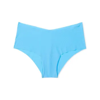 Victoria's Secret PINK NO-SHOW CHEEKY PANTY / Castaway Blue Underpants Women's 1 Pack Drifting Blue