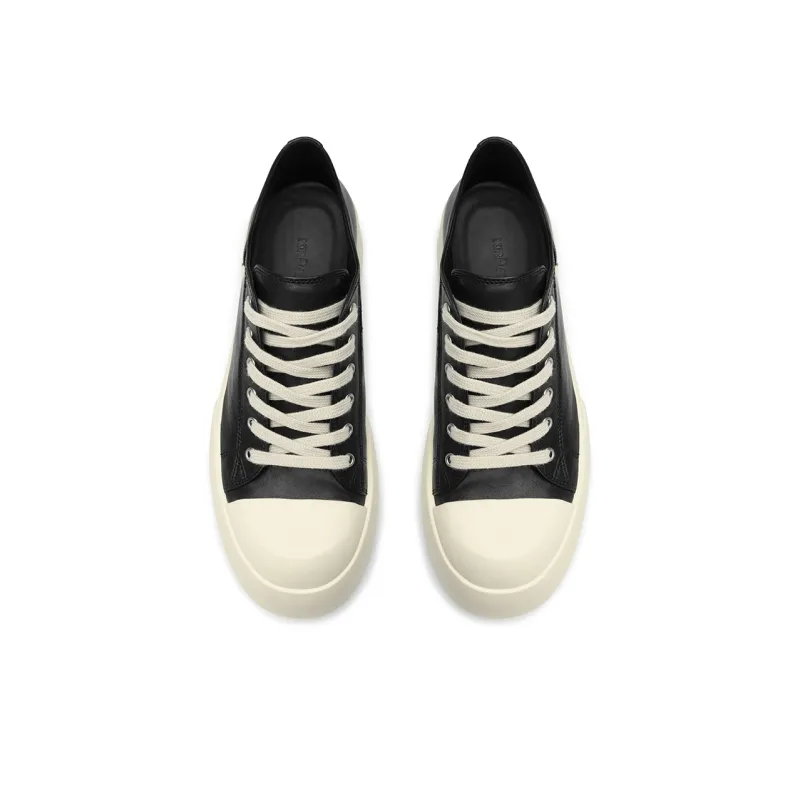 KREATE Low Top Skateboard Shoes Unisex Black-4
