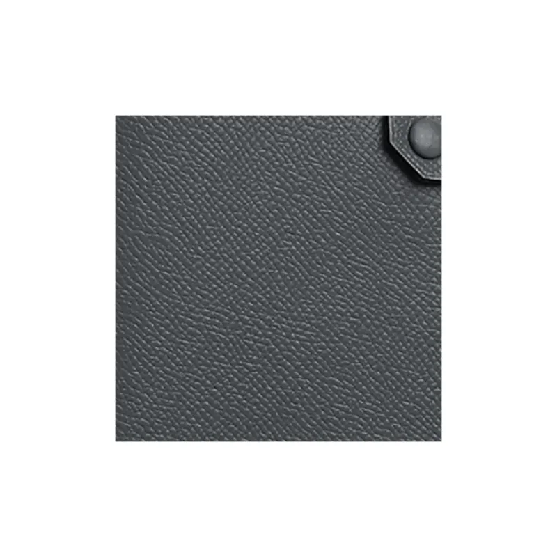 HERMES Tarmac Epsom Leather Passport Holder Small Size Men's H0 Misty Gray-5