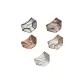 5-Piece Set[Black White+Light Coffee+Cameo Brown+Skin+White]