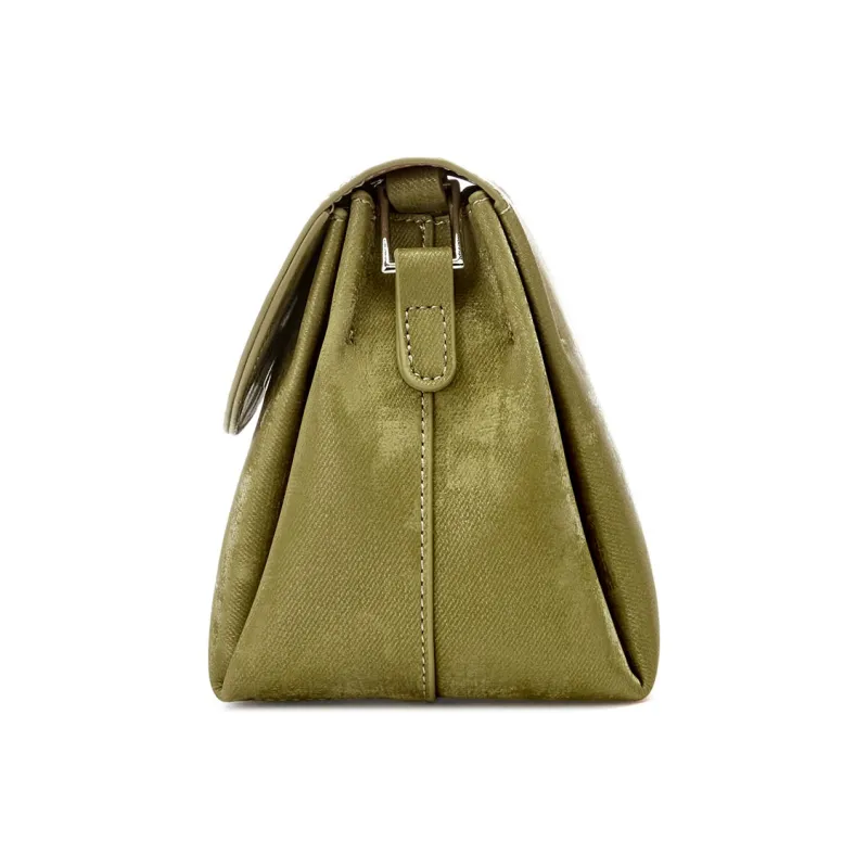 JOSINY Pu Commute Shoulder Bag, Crossbody Bag Women's Black/Silver Gray/Apricot/Yellow Green/Blue-18
