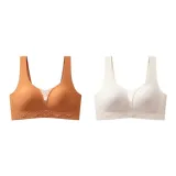 [Large Bust Inclusive]Ginger Yellow+Champagne White
