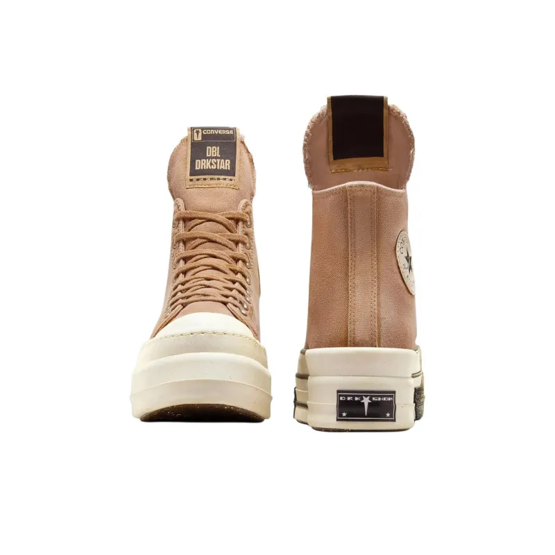 Converse Rick Owens X Drkshdw Dbl Drkstar Chuck 70 High 'Washed Canvas Pack Blonde'-4
