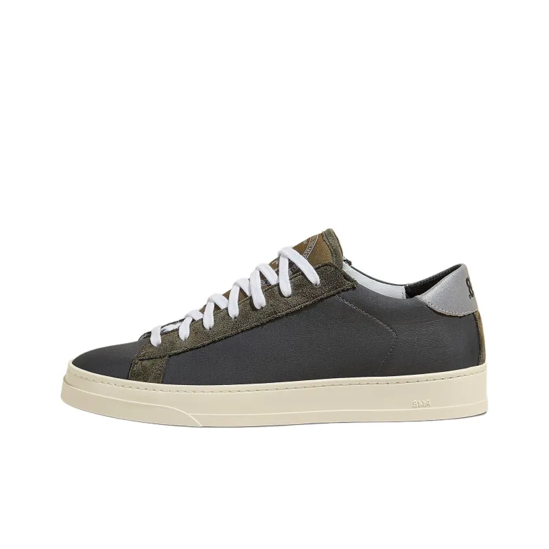 P448 Jack Grey Low-Top Skateboard Shoes Men's Dark Gray-0