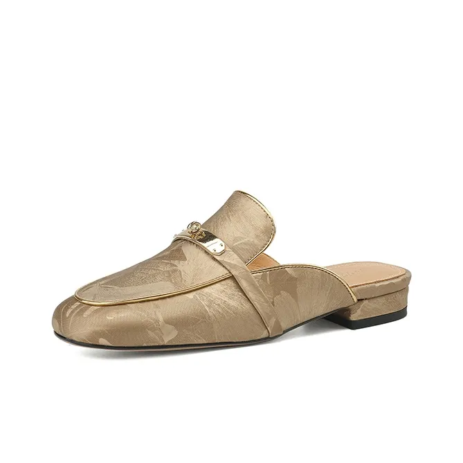 Echo&yolo TPR Sole Abrasion Resistant Slip Resistant Wrap toe Slippers Women's-10