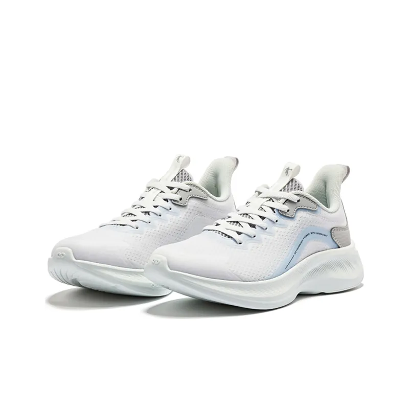 QIAODAN Cushioning Anti-Slip And Wear-Resistant Low-Top Running Shoes Women's Jordan Daytime Blue-2