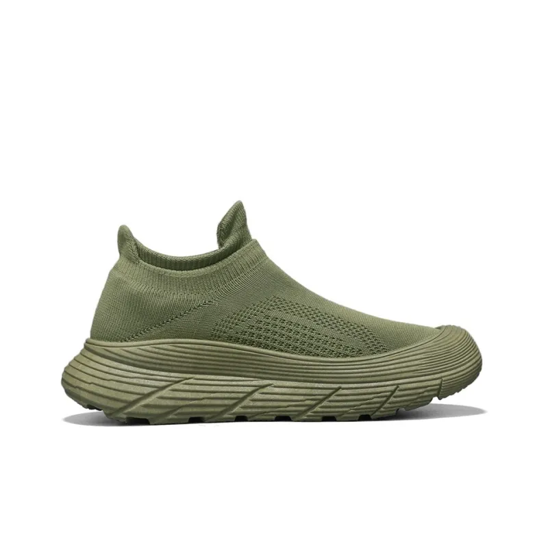 Warrior Cushioning Coverage Wear Resistant Lightweight Breathable Slip Resistant Low Top Casual Shoes Men's Army Green-1