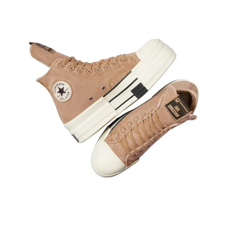 Converse Rick Owens X Drkshdw Dbl Drkstar Chuck 70 High 'Washed Canvas Pack Blonde'-3