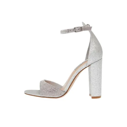 STEVE MADDEN Strap Sandals 10cm Women's Silver