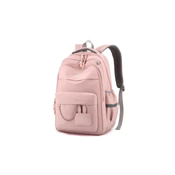 Natural Fish Nylon Backpack Regular Pink Black Orange Purple