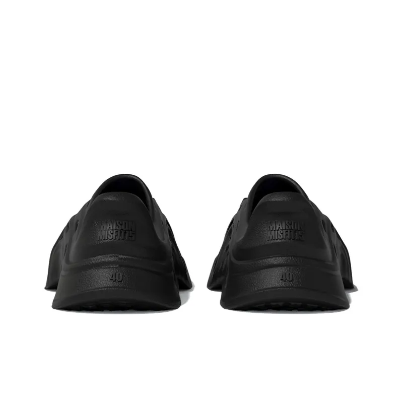 MAISON MISFIT 15 Gourmand Clogs Men's Black Face Purple Base-3