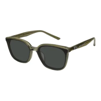 GENTLE MONSTER Acetate Square Sunglasses Men's Khaki