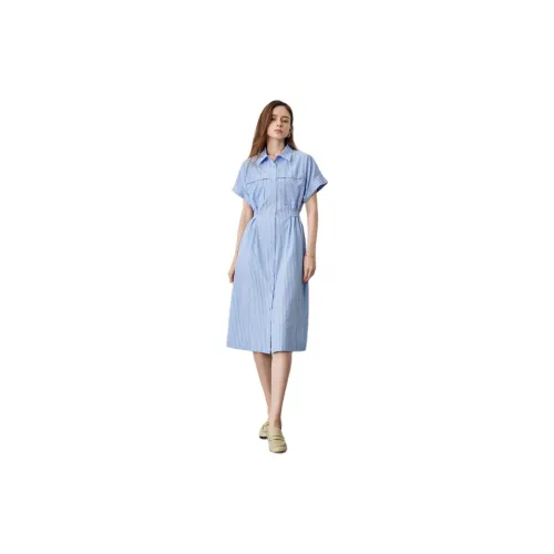 Initial language Short-Sleeved Dresses Women's