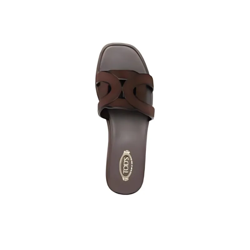 TOD'S Open Toe Slip On Sandals Women's-3