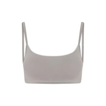 SKIMS SEAMLESS MODAL SQUARE NECK BRALETTE Bra Women's Smoke/Smoke Color
