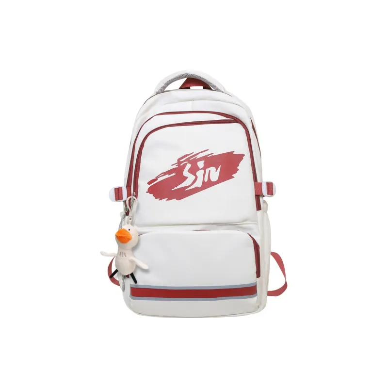 SWIMADE Nylon Backpack Regular Black/White Red/Red/Blue/Green-9