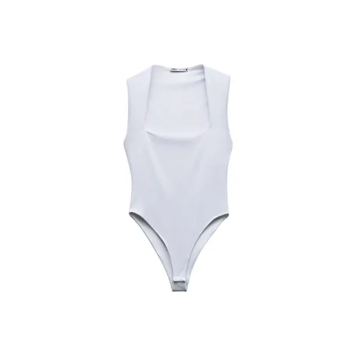 ZARA Bodysuits Women's White