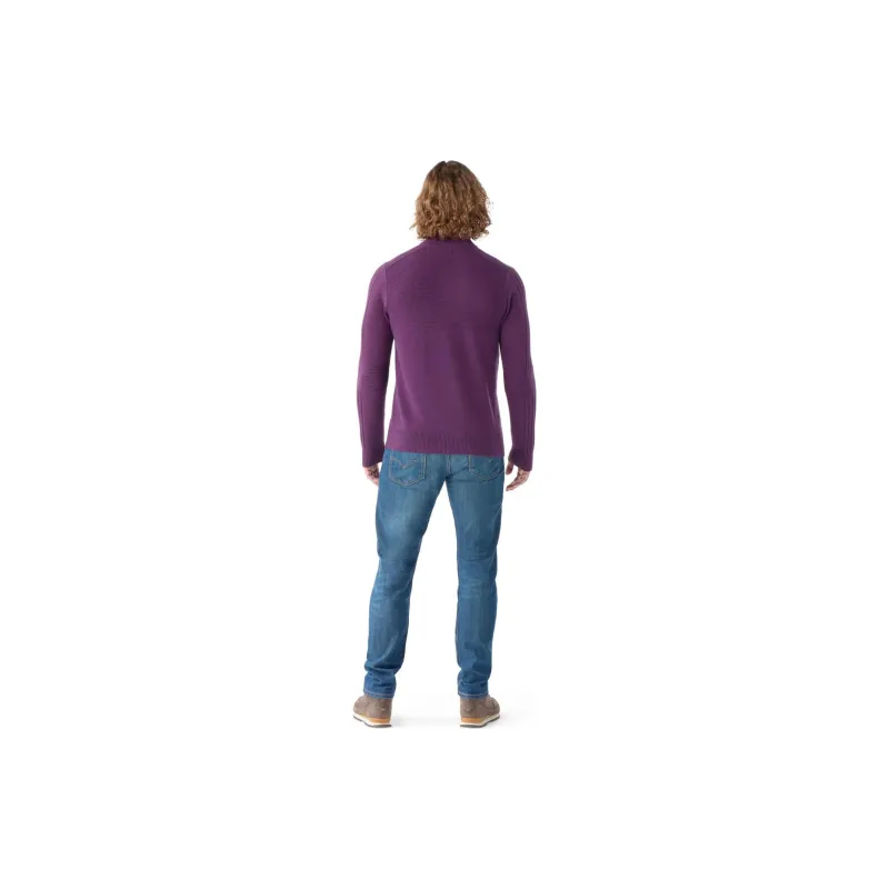 SMARTWOOL Sweater Men's Purple Iris Stone Flower-1