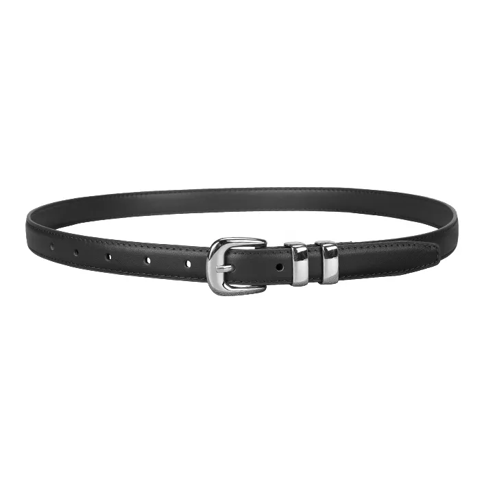 15 MINS Cow Leather Belts Women's Width 1.9cm-1