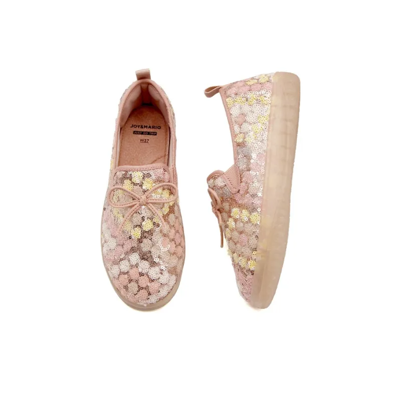 Joy&Mario Loafers Women's Apricot/Silver/Black-2
