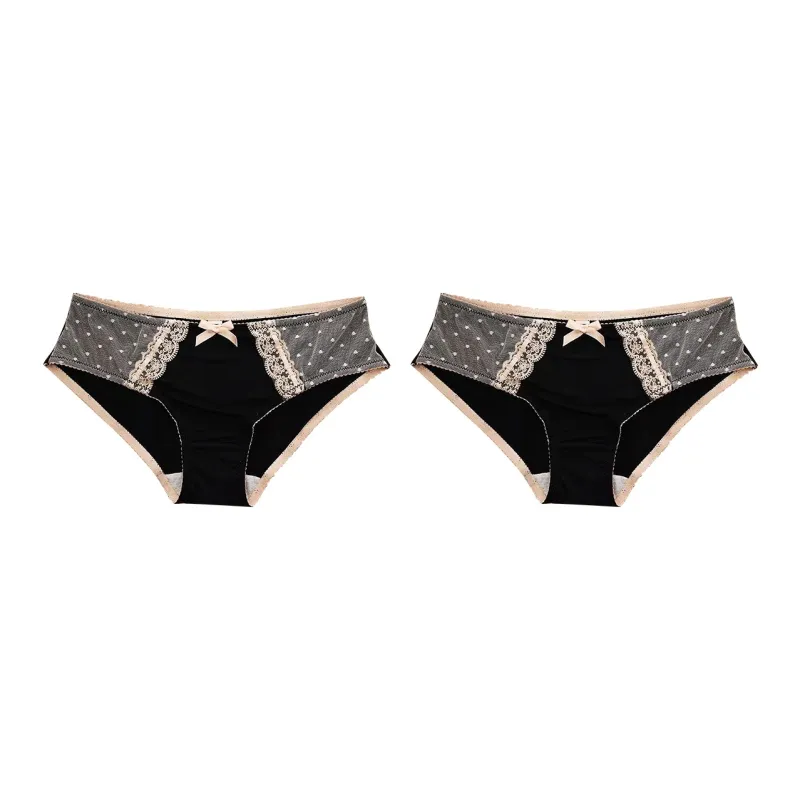 Flowers In Water Underpants Women's 2 Pack-0