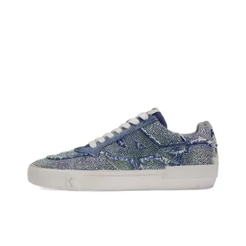 ASH MALIBU STRASS Collection Low-Top Skateboard Shoes Women's Blue