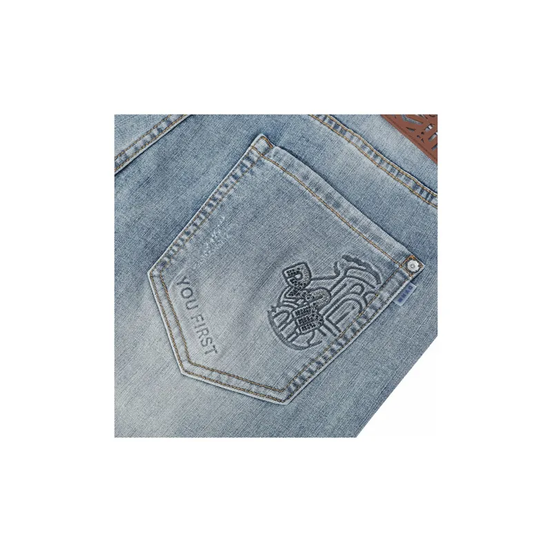 DAVID NAMAN SS24 Jeans Men's Light Blue-2