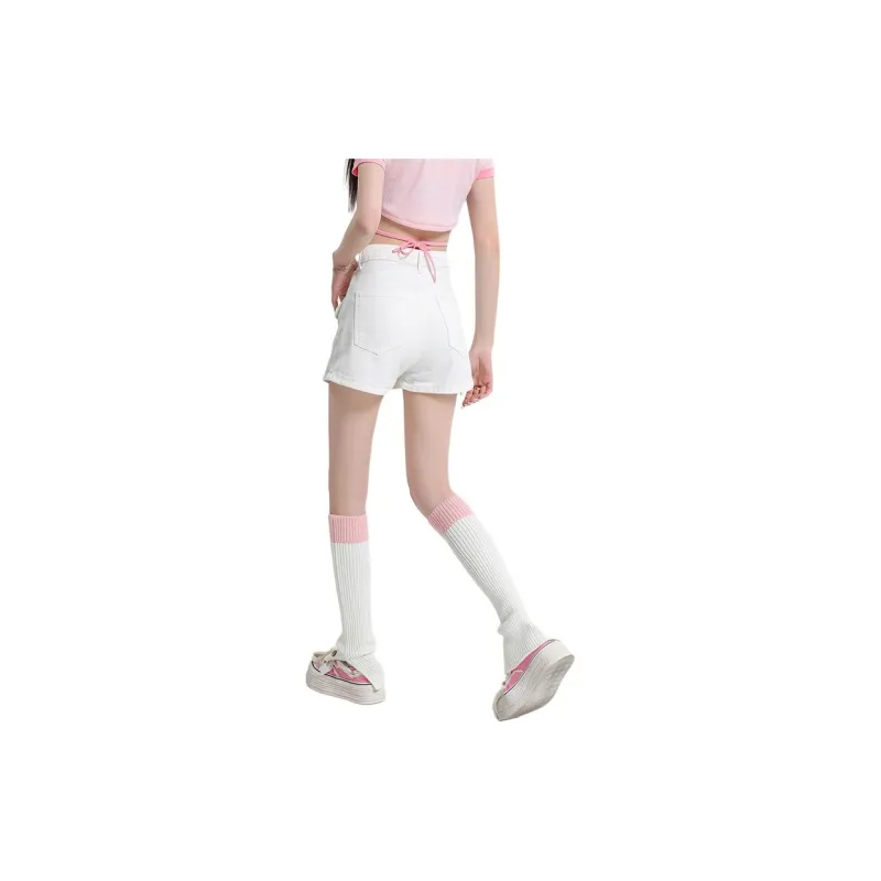 Rose Denim Short Skirts Women's-3