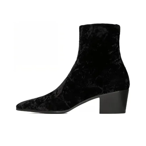 SAINT LAURENT Vassili Ankle Boots Women's Black