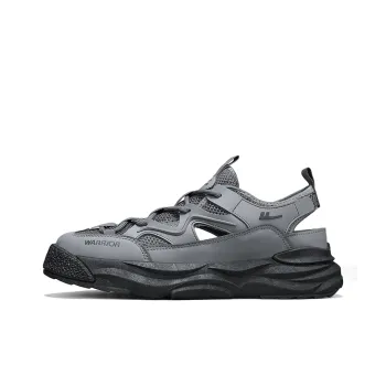 Warrior River Trekking Shoes Casual Chef Shoes Abrasion Resistant Slip Resistant Beach Sandals Men's Gray