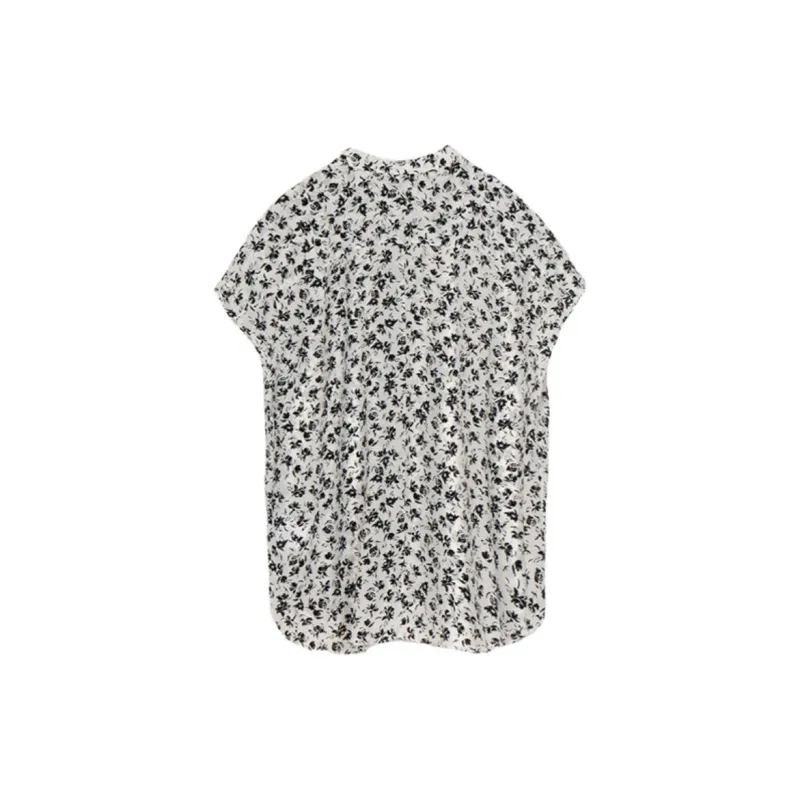 CLUB MONACO Shirt Women's Black And White Print-1