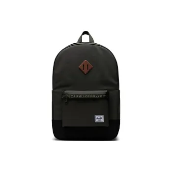 Herschel Recycled Material Travel Bags Backpack Large Size Unisex Twilight Forest Green/Classic Black