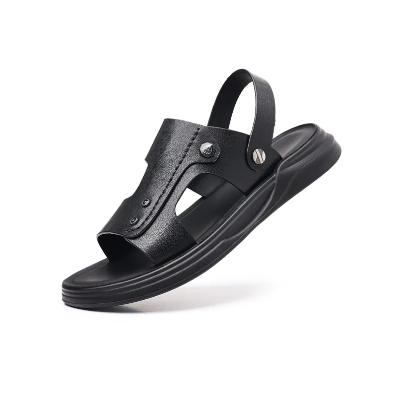 Cachiotti Beach Sandals Men Black/Khaki-1