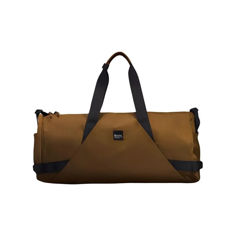 Lululemon Nylon Travel Bag 32L Unisex Caramel & Black/Black/Coarse Linen & Khaki Brown-0