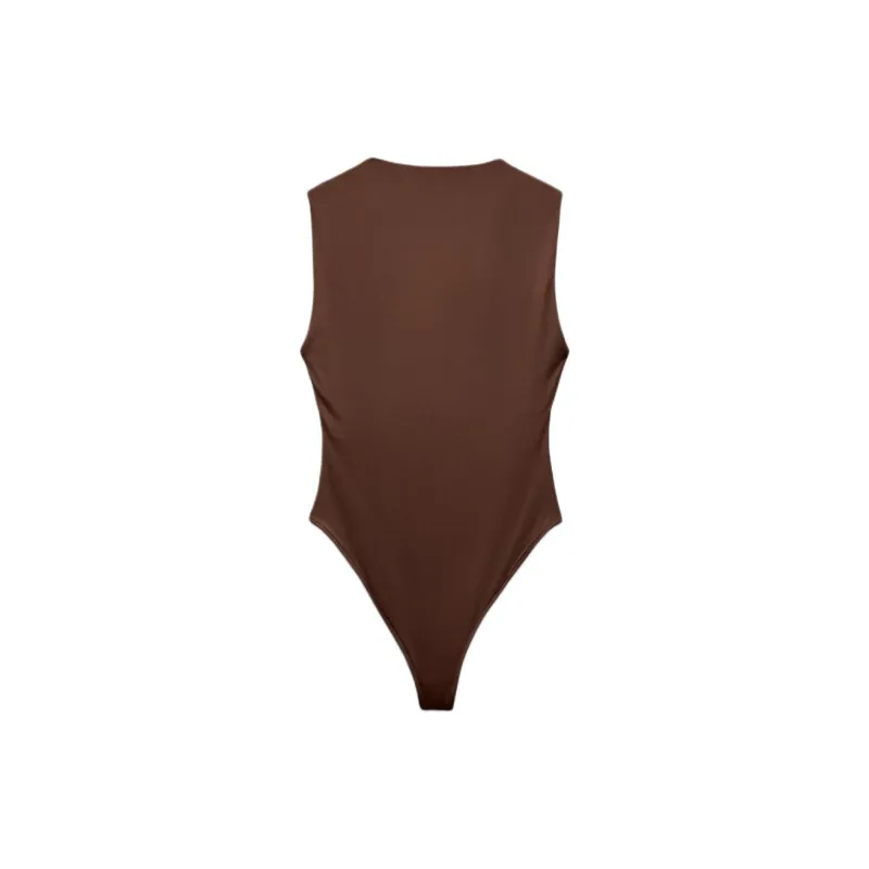 ZARA Bodysuits Women's Brown-1