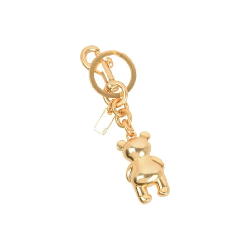 COACH Metal Bear Bag Pendant Bag Accessory Women's Gold-2