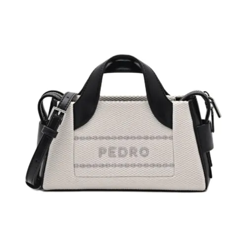 PEDRO Canvas Bowling Bag Shoulder Bag Crossbody Bag Small Size Women's Black
