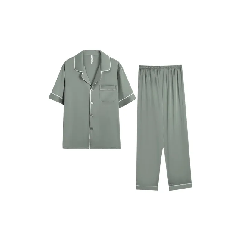 Red Beans At Home Pajama Set Men's-2