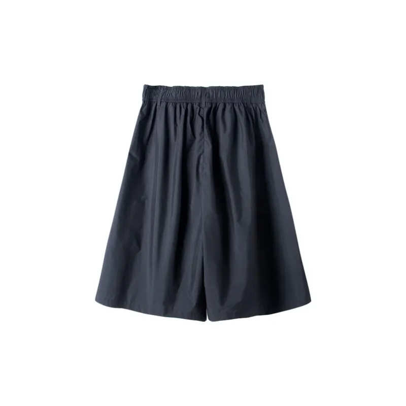 HUANXIANGZHE Casual Shorts Unisex Black-1
