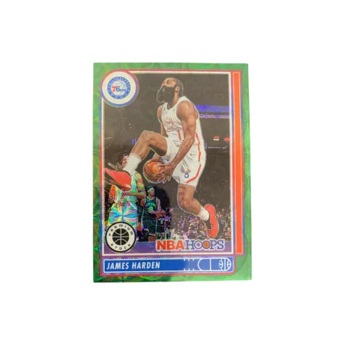 PANINI 2022 23 Hoops Green Circle Fold James Harden 76 Persons 09/18 Player Card Product Access Sports Cards 1 Pc