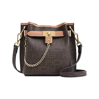 FION Artificial Leather Shoulder Bag Women's Multicolor