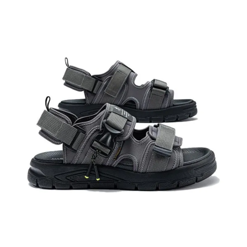 FAIRWHALE Beach Sandals Men's Black-4