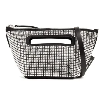 The Attico Crystal Shoulder Bag, Crossbody Bag, Handbag Women's Black