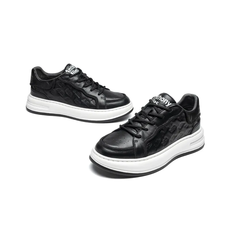 Anthony Miles Slip Resistant Height Increasing Low Top Skateboard Shoes Men's-5