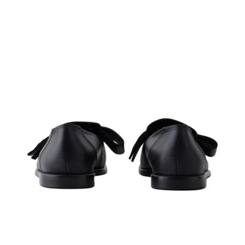 TIBI Morris Loafers Unisex Black-4