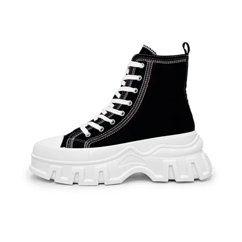 SLNU 3 Anti Slip Wear Resistant High Top Canvas Shoes Unisex-0
